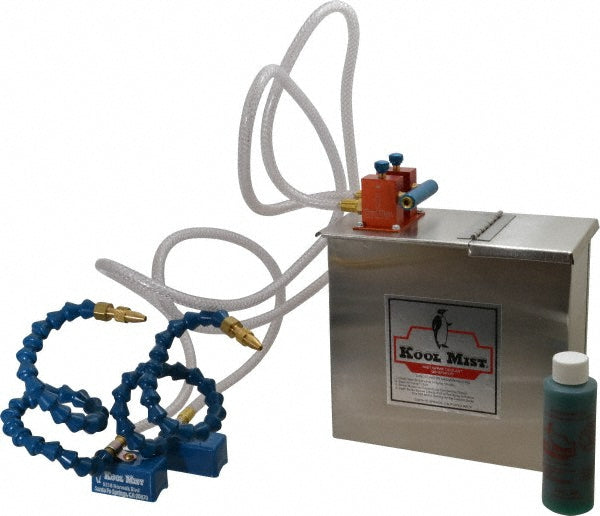Kool Mist 102NF18 Tank Mist Coolant System 1.00 gal, Stainless Steel Tank, 2 Outlet