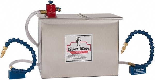 Kool Mist 102NF12 Tank Mist Coolant System 1.00 gal, Stainless Steel Tank, 2 Outlet
