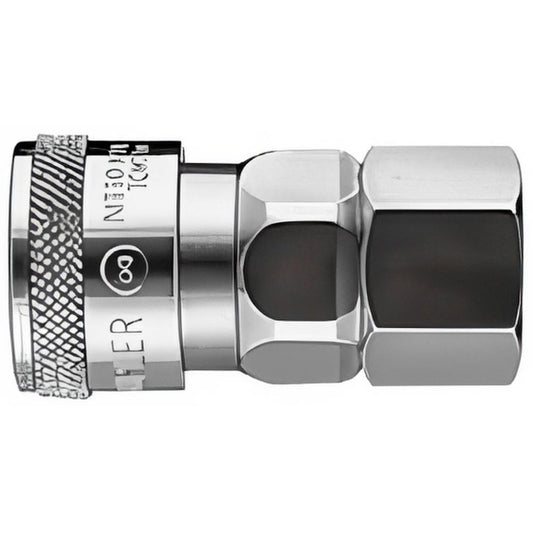 Nitto Kohki 312102500 Pneumatic Hose Coupling 1/4" Thread