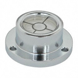Geier & Bluhm, Inc. 2-10021 1 Inch Base Diameter x 0.44 Inch Overall Height, 1 Circle, Brass Bull's Eye Circular Level