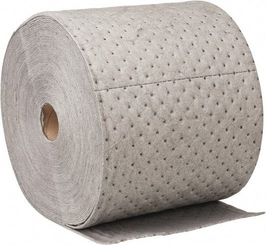 Brady SPC Sorbents HT15 Sorbent Pad Universal Use, 15" Wide, 150' Long, 23 gal, Gray
