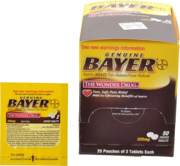 Medique 45650 Headache & Pain Relief Tablet (2) 25 Envelopes
