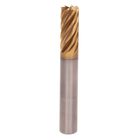 Kennametal 7102426 Roughing & Finishing End Mills Mill Diameter (Fractional Inch) 3/8  Flute Type Helical  Number Of Flutes 8  End Mill Material Solid Carbide  Length of Cut (Inch) 3/4  Coating/Finish AlCrN