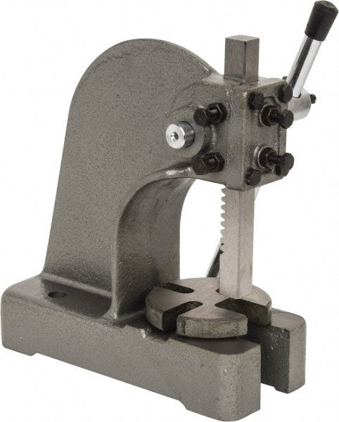 Value Collection 805-10050 Arbor Press 3/4" Ram, 3-1/4" Throat Depth, 1/2 Ton Pressure, 7-1/2" Stroke, 4-1/2" Max Work Height
