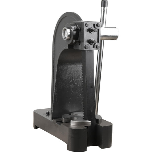 Value Collection 805-1030 Arbor Press 1-3/4" Ram, 6" Throat Depth, 3 Ton Pressure, 18" Stroke, 12-1/2" Max Work Height
