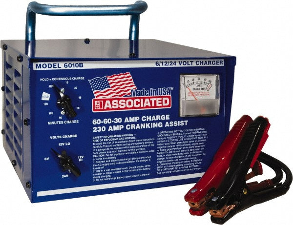 Associated Equipment 6010B Heavy-Duty Charger 6, 12 & 24VDC