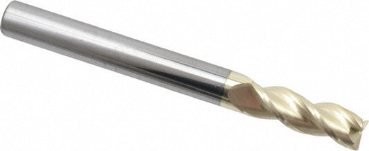 Accupro 314556 Corner Radius End Mill 1/4" Dia, 3/8" LOC, 37 deg Helix, Corner Radius End, Centercutting