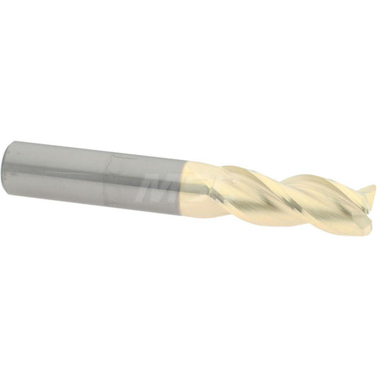 Accupro 314742 Corner Radius End Mill 3/8" Dia, 1" LOC, 37 deg Helix, Corner Radius End, Centercutting
