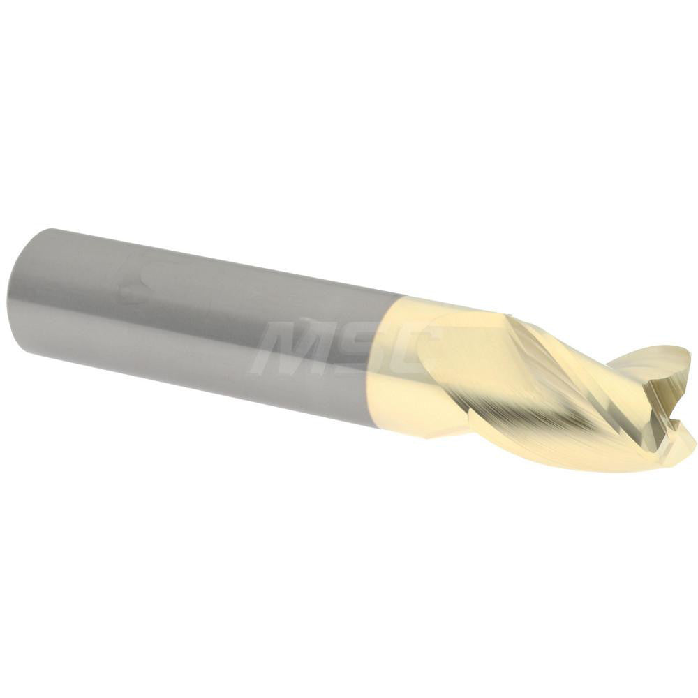Accupro 314975 Corner Radius End Mill 3/4" Dia, 1" LOC, 37 deg Helix, Corner Radius End, Centercutting