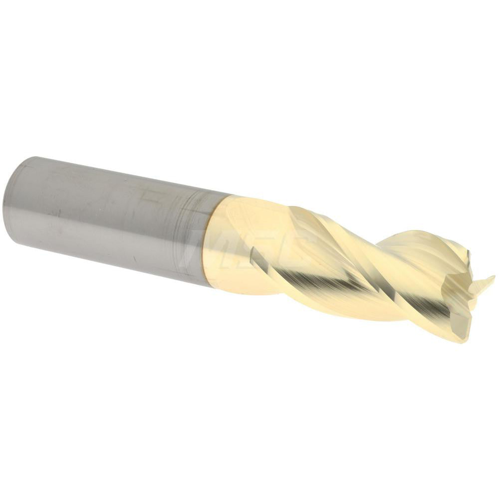 Accupro 314996 Corner Radius End Mill 3/4" Dia, 1-5/8" LOC, 37 deg Helix, Corner Radius End, Centercutting