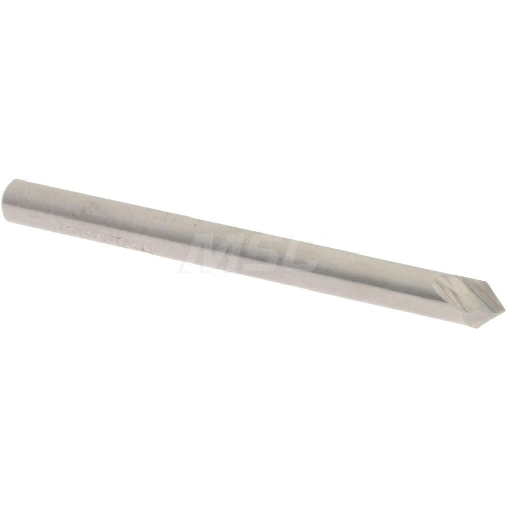 Accupro 2500264 Chamfer Mill 1/8" Dia, 2 Flutes, Solid Carbide