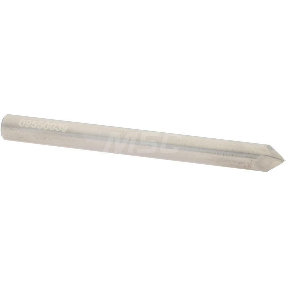 Accupro 2500017 Chamfer Mill 3/16" Dia, 2 Flutes, Solid Carbide
