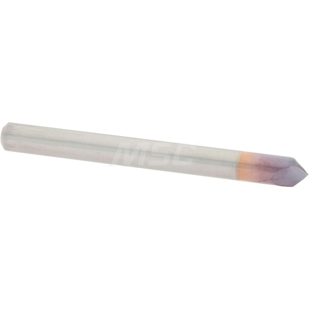Accupro 2500220 Chamfer Mill 3/16" Dia, 2 Flutes, Solid Carbide