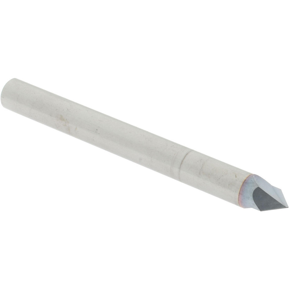 Accupro 2500151 Chamfer Mill 1/4" Dia, 2 Flutes, Solid Carbide