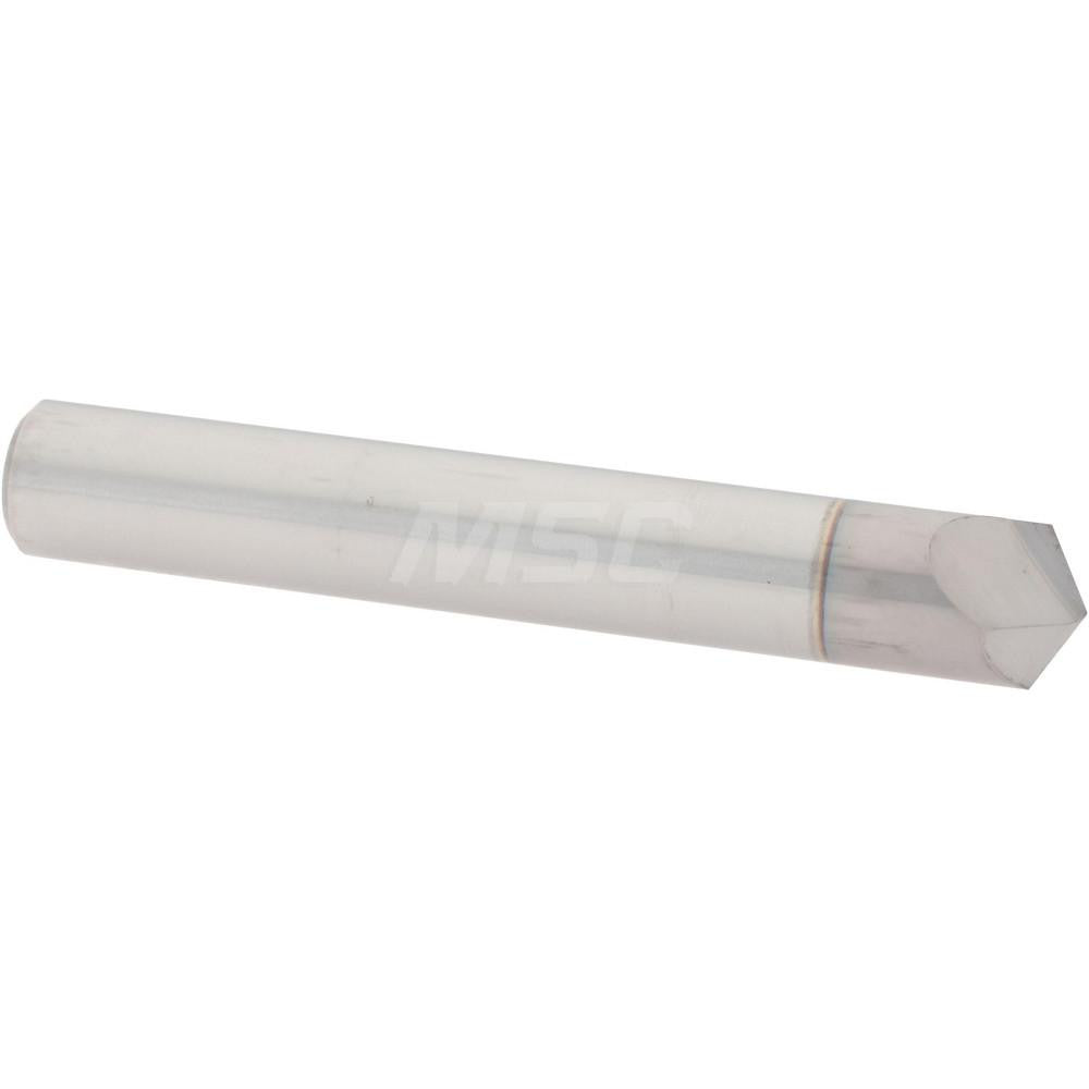 Accupro 2500078 Chamfer Mill 3/8" Dia, 2 Flutes, Solid Carbide