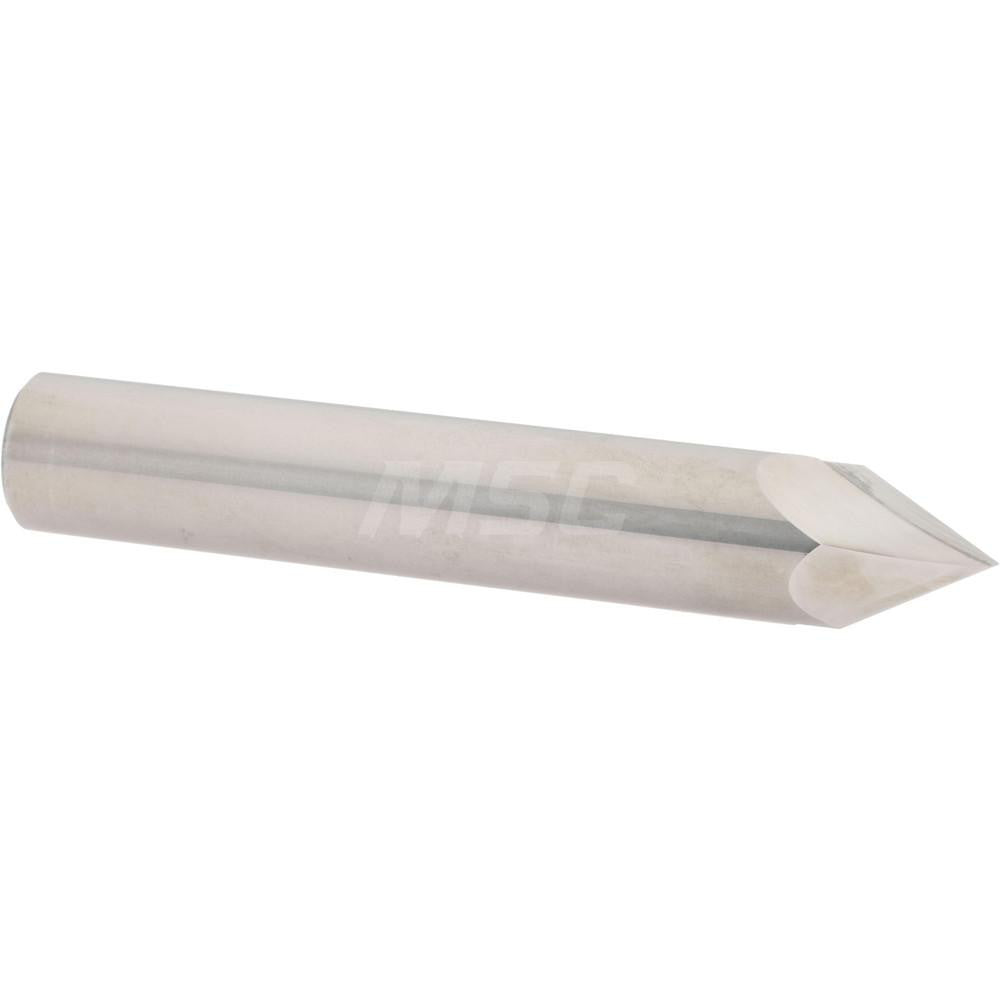 Accupro 2500093 Chamfer Mill 1/2" Dia, 2 Flutes, Solid Carbide