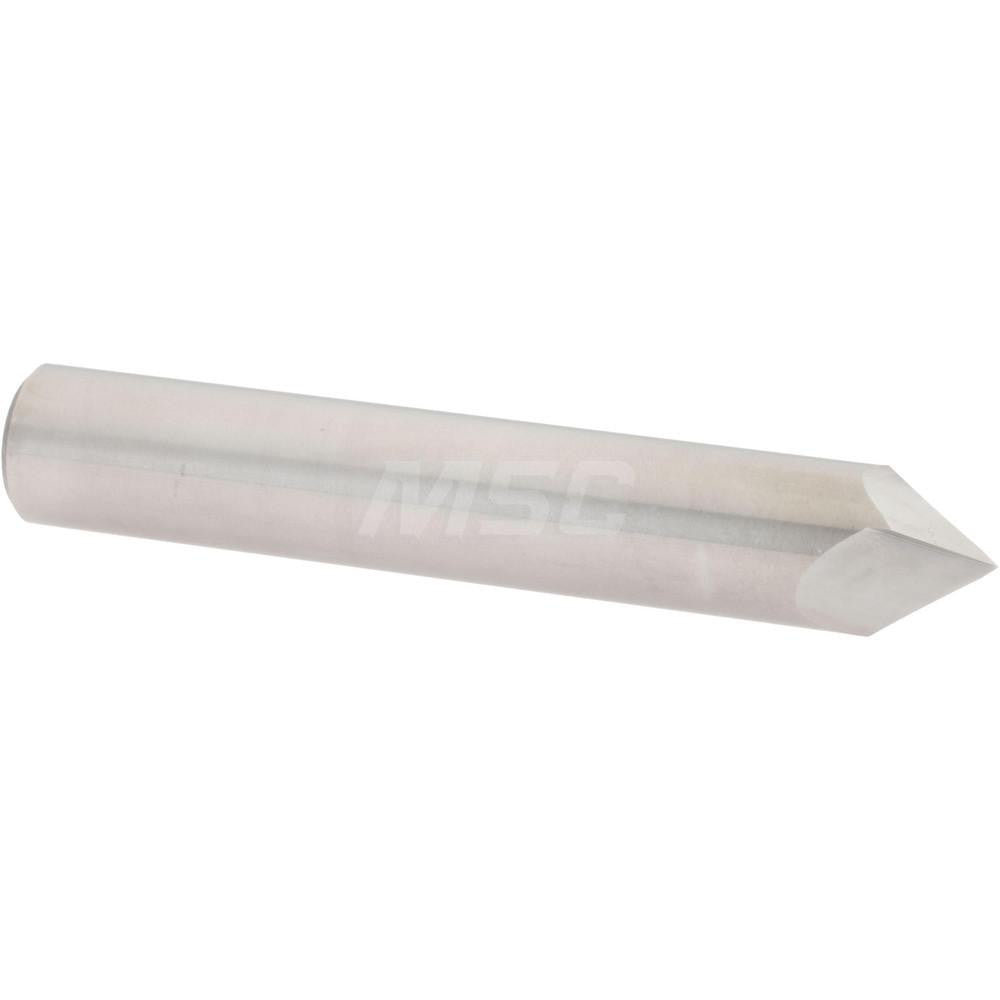 Accupro 2500099 Chamfer Mill 1/2" Dia, 2 Flutes, Solid Carbide