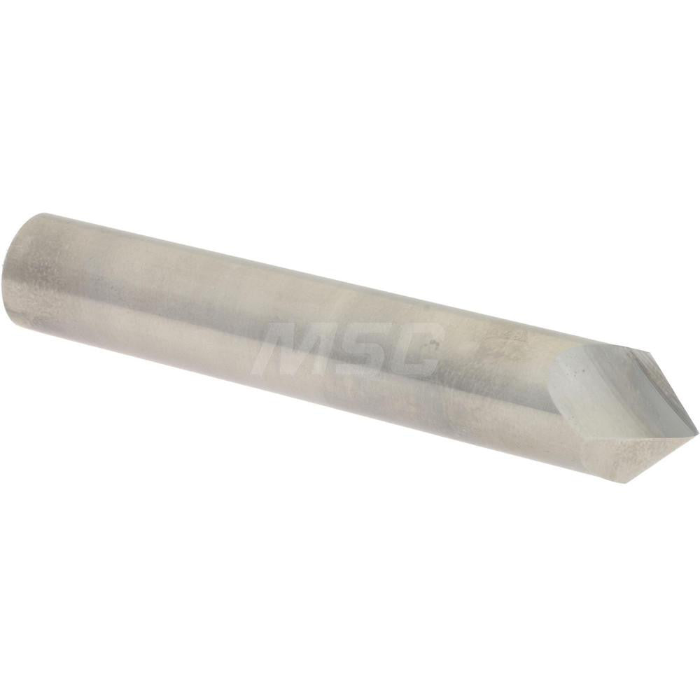 Accupro 2500021 Chamfer Mill 1/2" Dia, 2 Flutes, Solid Carbide