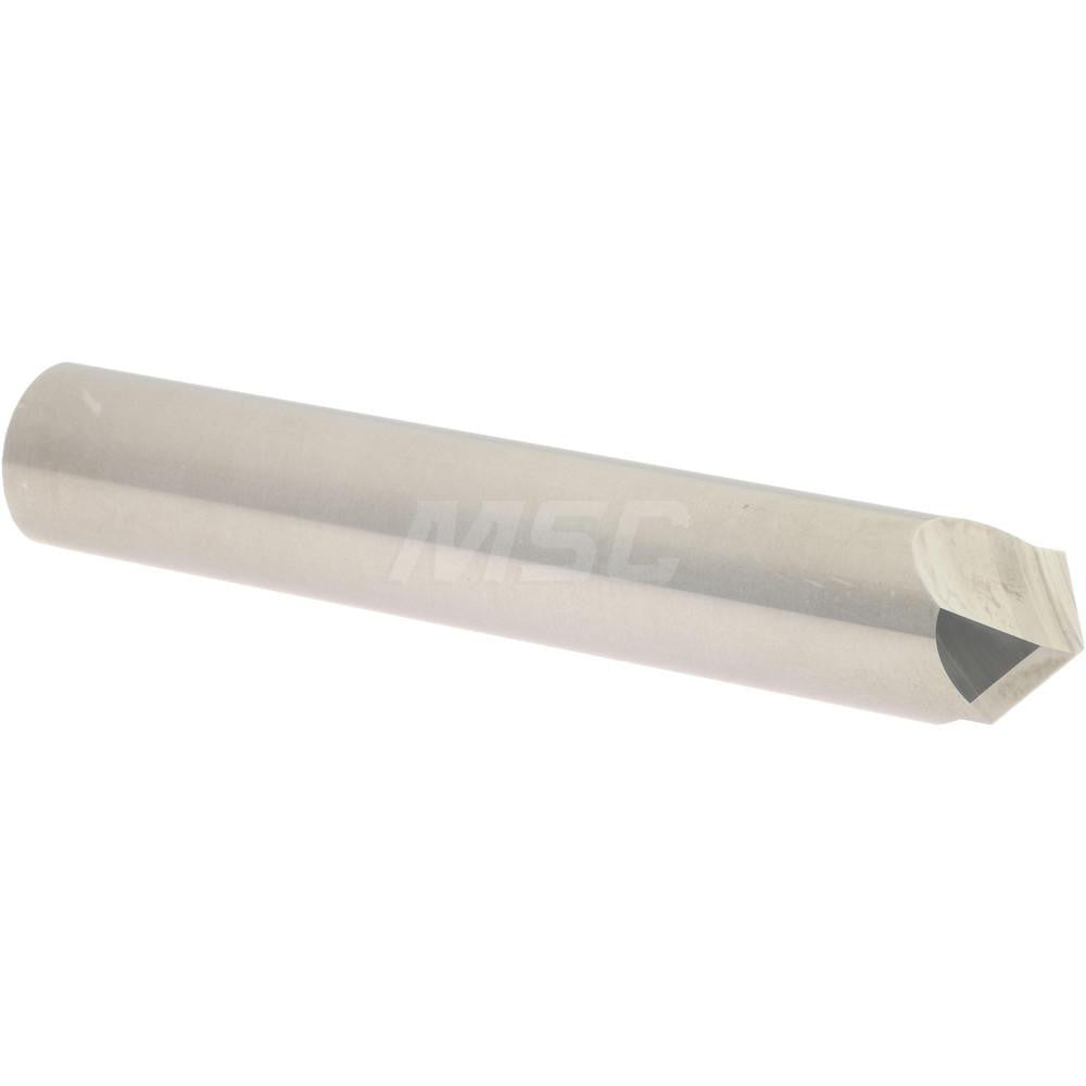 Accupro 2500066 Chamfer Mill 1/2" Dia, 2 Flutes, Solid Carbide
