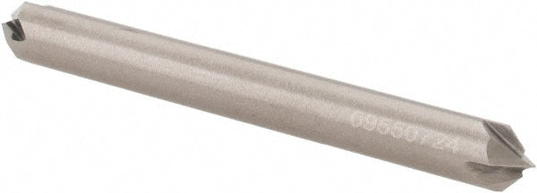 Accupro 2500000 Chamfer Mill 1/4" Dia, 4 Flutes, Solid Carbide