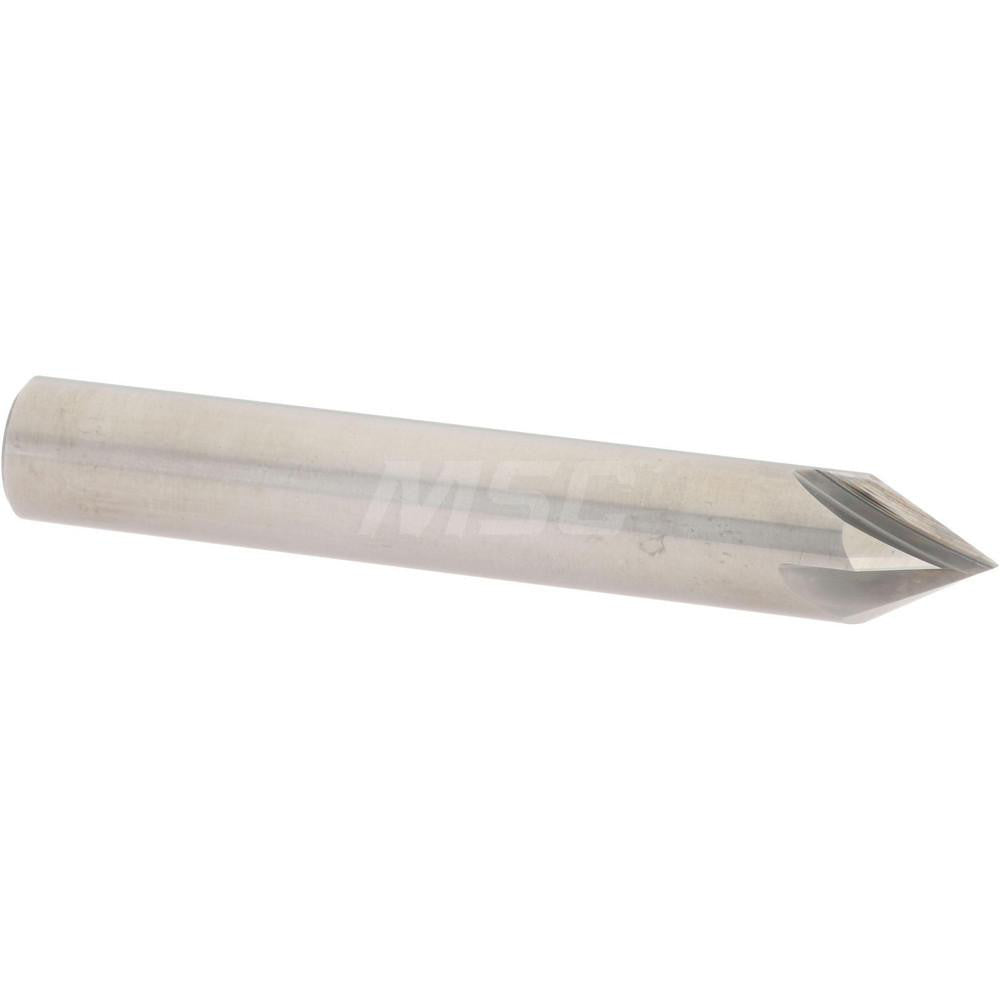 Accupro 2500111 Chamfer Mill 3/8" Dia, 4 Flutes, Solid Carbide