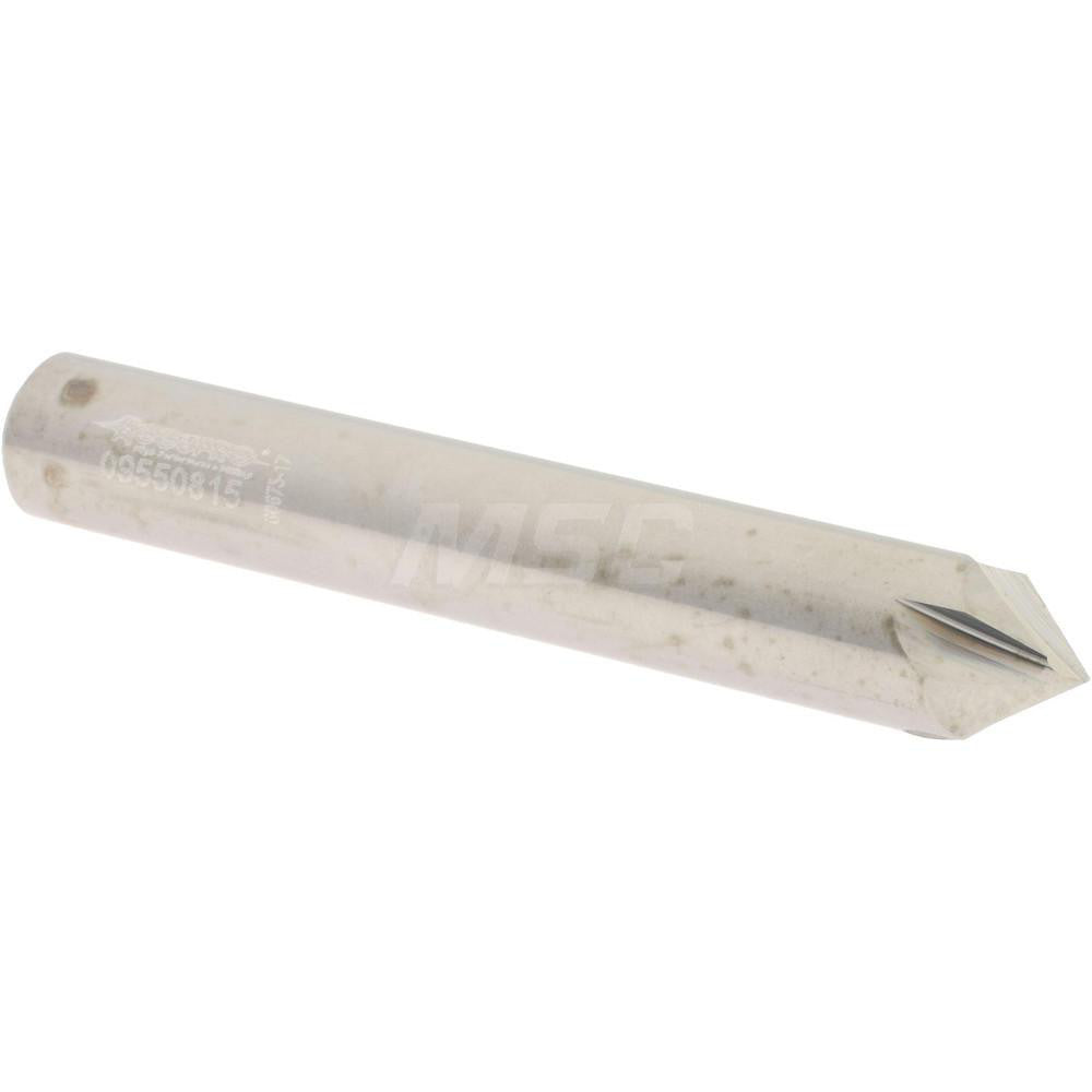 Accupro 2500054 Chamfer Mill 3/8" Dia, 4 Flutes, Solid Carbide