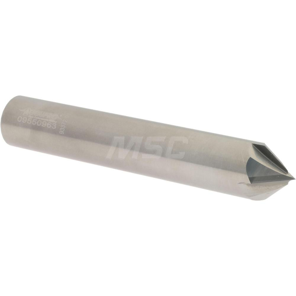 Accupro 2500083 Chamfer Mill 1/2" Dia, 4 Flutes, Solid Carbide