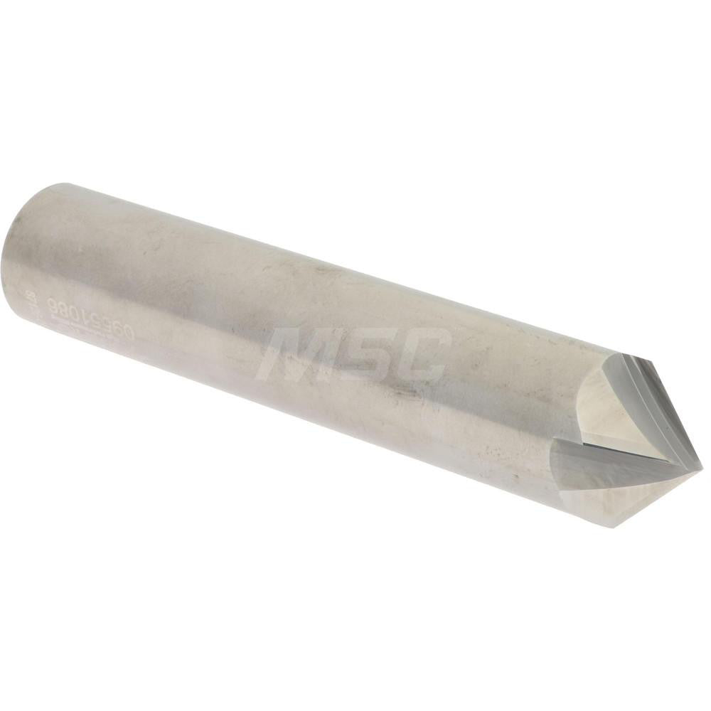 Accupro 2500064 Chamfer Mill 3/4" Dia, 4 Flutes, Solid Carbide