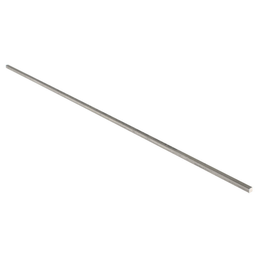 Precision Brand Products 57501 Key Stock 1/8" High, 1/8" Wide, 12" Long, Stainless Steel, Plain Finish