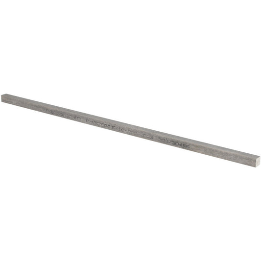Precision Brand Products 57504 Key Stock 5/16" High, 5/16" Wide, 12" Long, Stainless Steel, Plain Finish