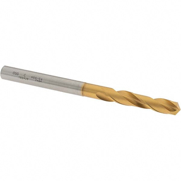 OSG 10242005 Screw Machine Length Drill Bit Letter C, (0.2420) Dia, 130 deg, Cobalt