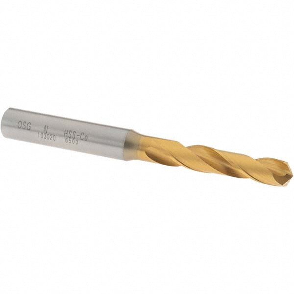 OSG 10302005 Screw Machine Length Drill Bit Letter N, (0.3020) Dia, 130 deg, Cobalt