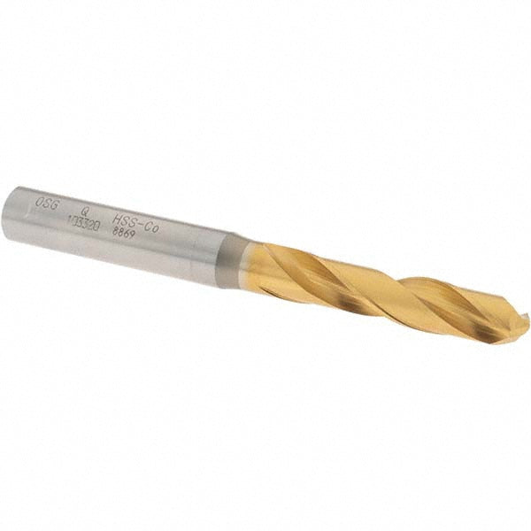 OSG 10332005 Screw Machine Length Drill Bit Letter Q, (0.3320) Dia, 130 deg, Cobalt