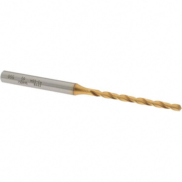 OSG 15099505 Jobber Length Drill Bit #39 (0.0995) Dia, 130 deg, Cobalt
