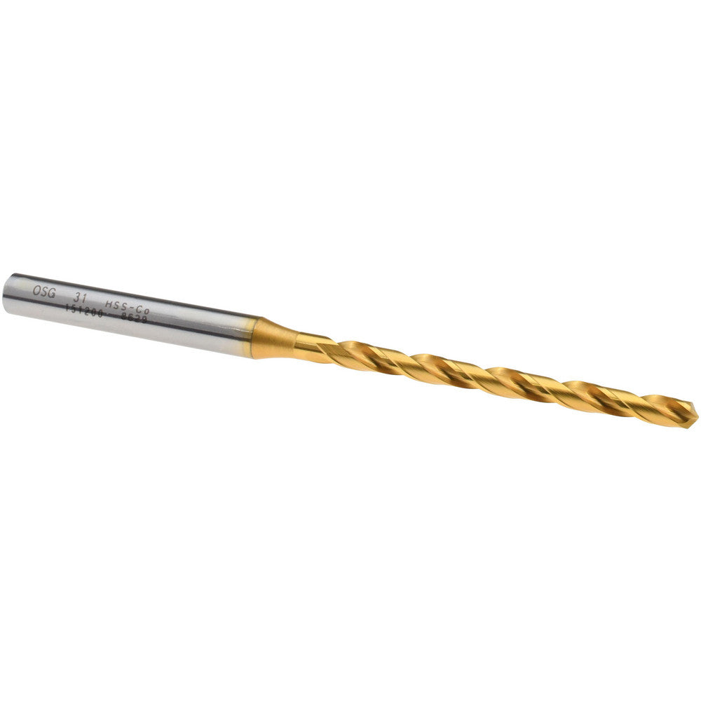 OSG 15120005 Jobber Drill #31, 130 deg Point, Cobalt