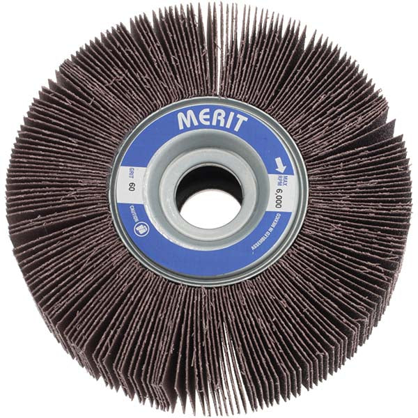 Merit Abrasives 08834123033 6 x 2" 60 Grit Aluminum Oxide Unmounted Flap Wheel