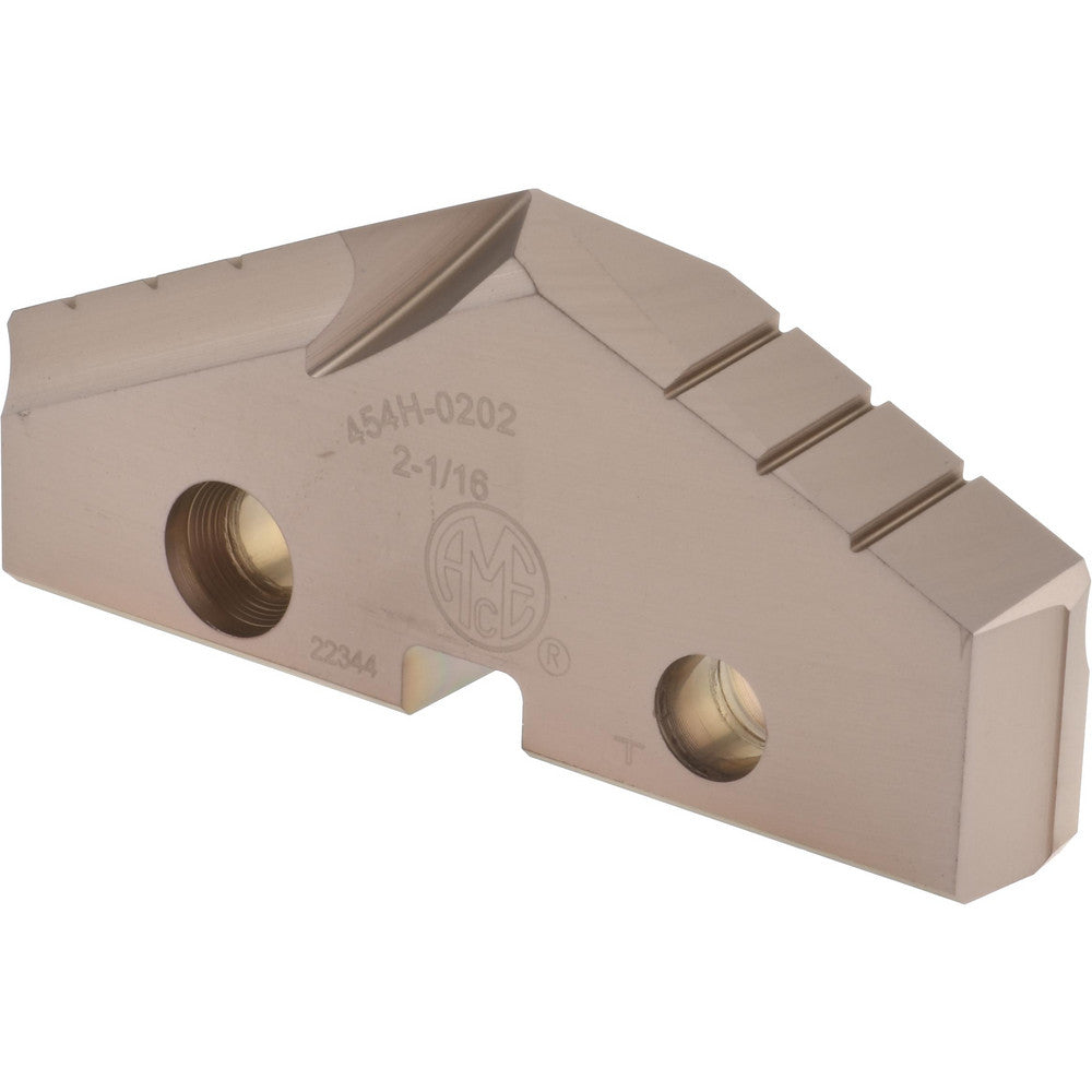 Allied Machine and Engineering 454H-0202 Spade Drill Insert 2-1/16" Dia, Seat Size 4, Cobalt, 132 deg Point