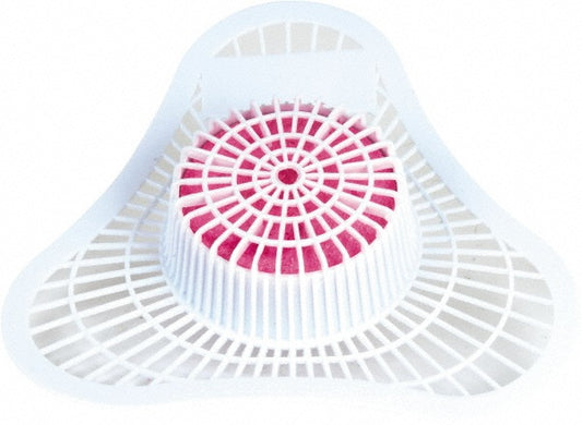 NuTrend Disposables 01901 Toilet & Urinal Deodorizers & Screens Deodorizer Type Urinal Screen with Block  Scent Cherry  Contains Paradichlorobenzene No  Color Red White  