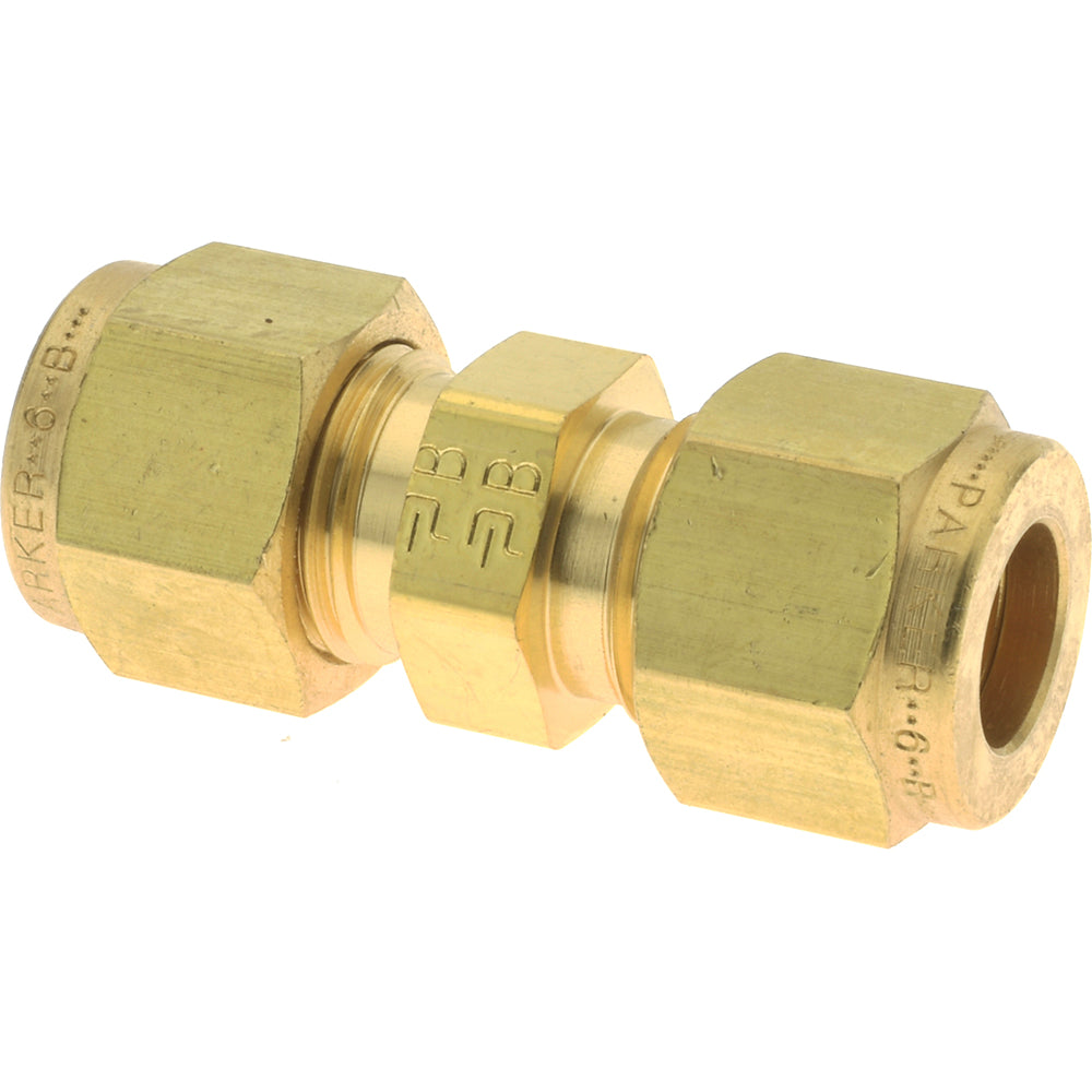 Parker 6-6 HBZ-B Compression Tube Union Compression x Compression