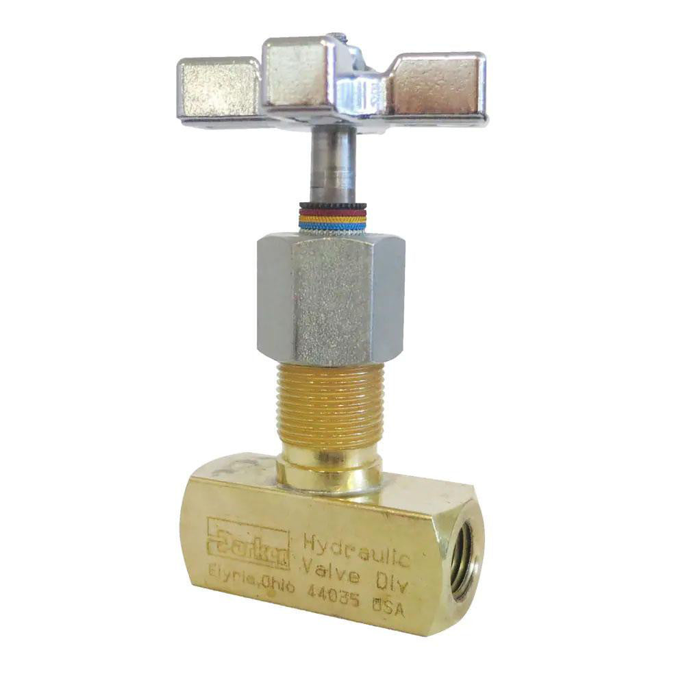 Parker MV400S Hydraulic Control Valve 1/4" Inlet, 1/4-18 Thread, 5 GPM, 5,000 Max psi