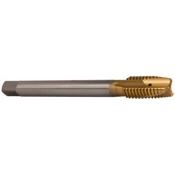 OSG 2632405 Spiral Point Tap 1/2-13 UNC, 3 Flutes, Plug Chamfer, 2B Class of Fit, HSS-E Vanadium, TiN Coated