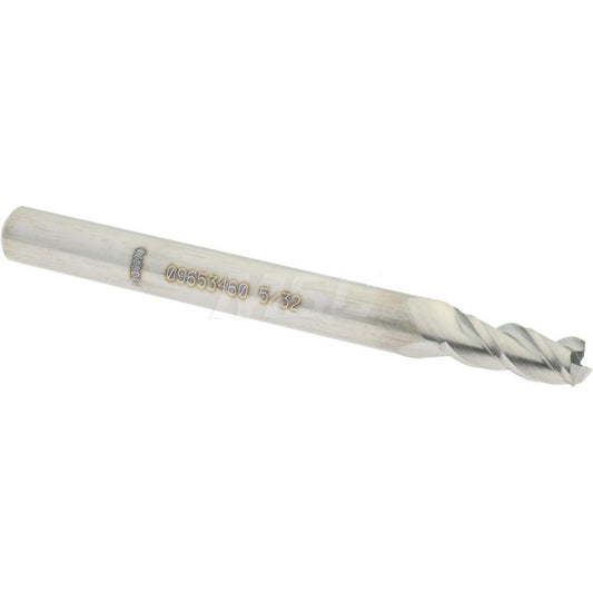 Accupro 09653460 Square End Mill 5/32'' Dia, 3/8'' LOC, 3/16'' Shank Dia, 2'' OAL, 3 Flutes, Solid Carbide