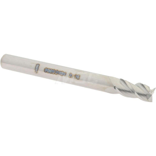 Accupro 09653494 Square End Mill 3/16'' Dia, 3/8'' LOC, 3/16'' Shank Dia, 2'' OAL, 3 Flutes, Solid Carbide