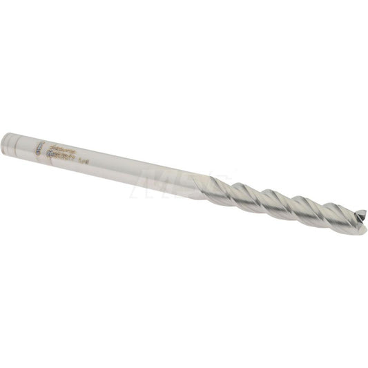 Accupro 09653577 Square End Mill 1/4'' Dia, 1-1/2'' LOC, 1/4'' Shank Dia, 4'' OAL, 3 Flutes, Solid Carbide