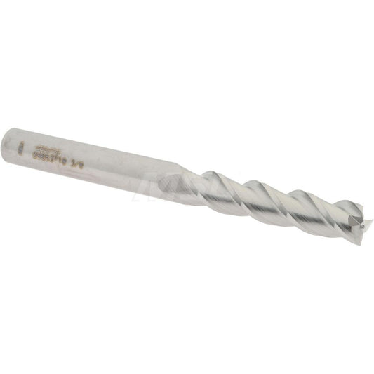Accupro 09653718 Square End Mill 3/8'' Dia, 1-3/4'' LOC, 3/8'' Shank Dia, 4'' OAL, 3 Flutes, Solid Carbide
