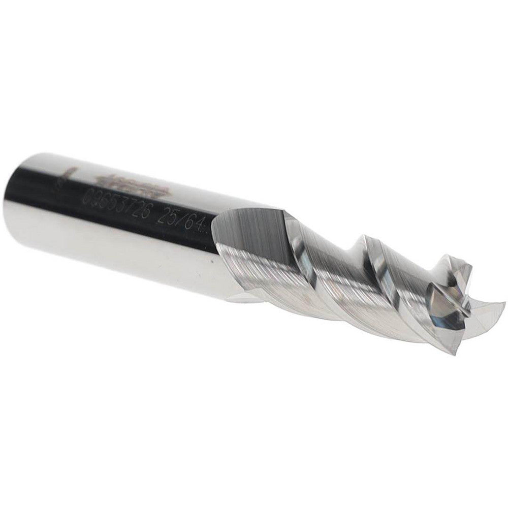 Accupro 09653726 Square End Mill 25/64" Dia, 1" LOC, 3 Flutes, Solid Carbide