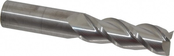 Accupro 09653999 Square End Mill 1'' Dia, 3'' LOC, 1'' Shank Dia, 6'' OAL, 3 Flutes, Solid Carbide