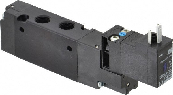 Parker B310BB549C Stacking Solenoid Valve Single Solenoid, 4-Way, 2 Position, Air Return