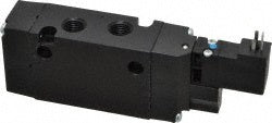 Parker B511BB549C Stacking Solenoid Valve Single Solenoid, 4-Way, 2 Position, Air Return