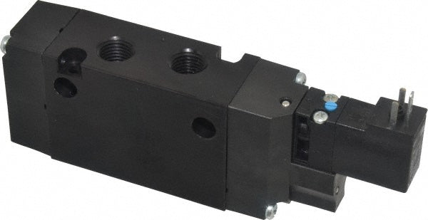 Parker B511BB553C Stacking Solenoid Valve Single Solenoid, 4-Way, 2 Position, Air Return
